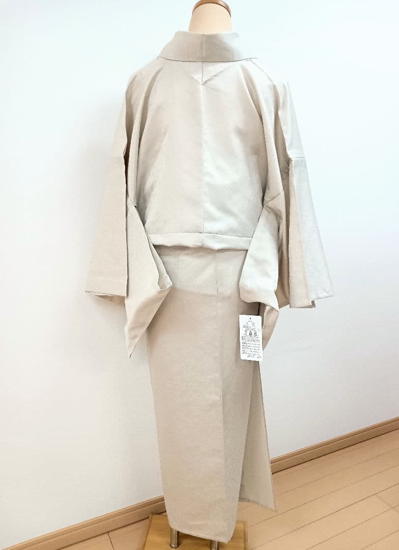 洗える色無地　花唐草地紋　Lサイズ