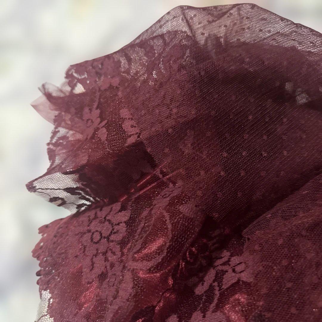 リズリサ　スカパン チュール＆レース＆フリル　ティアード　未使用タグ付き