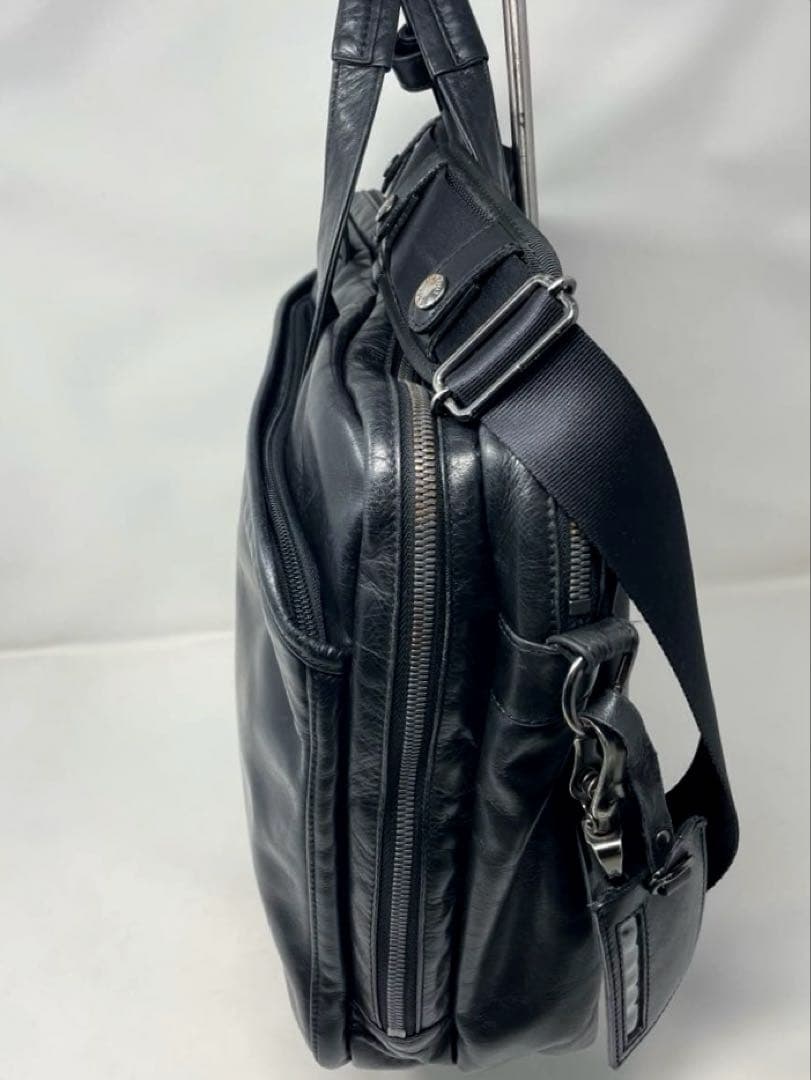 吉田カバン★本革 ラゲッジレーベルエレメント 2way レザーバッグ