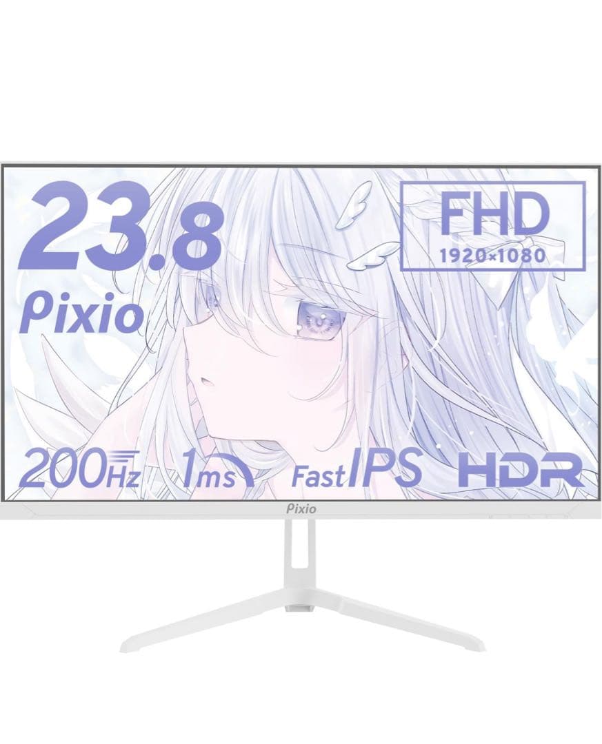 PIXIO PX248 Wave White☆ゲーミングモニター☆未使用品☆