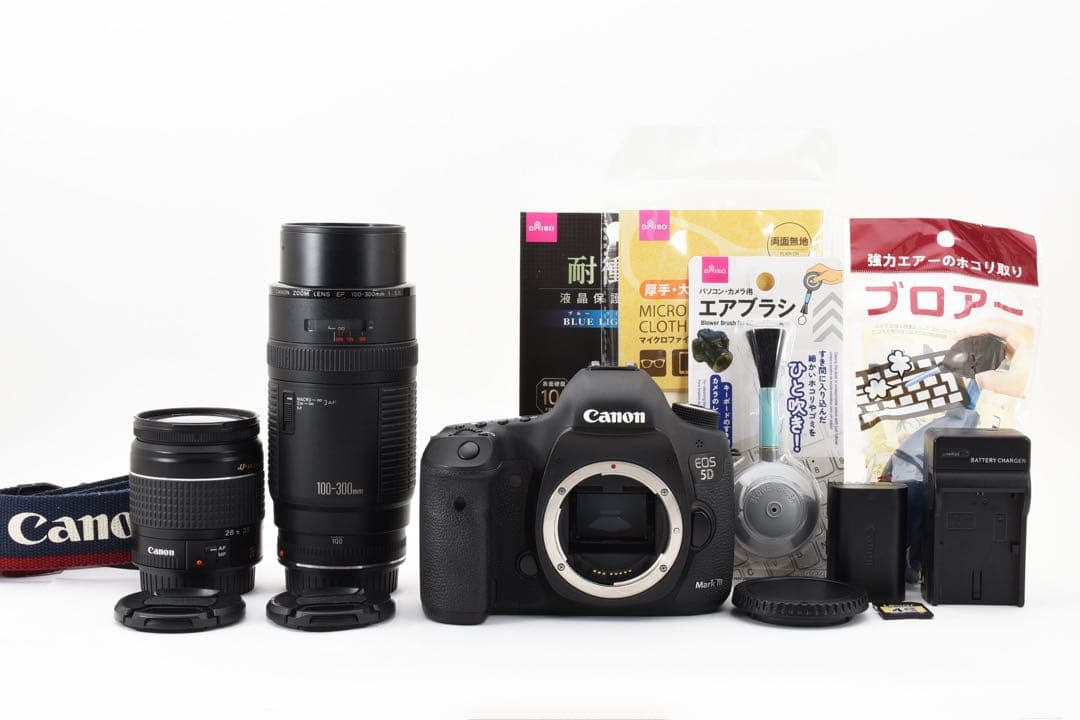 動作/高画質Canon EOS 5D MarkIII標準&望遠ダブルレンズセット