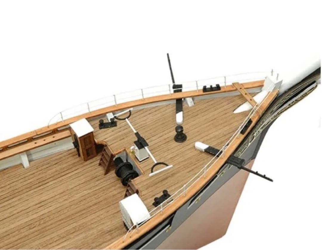 木製帆船模型 1/80カティサーク 帆付
