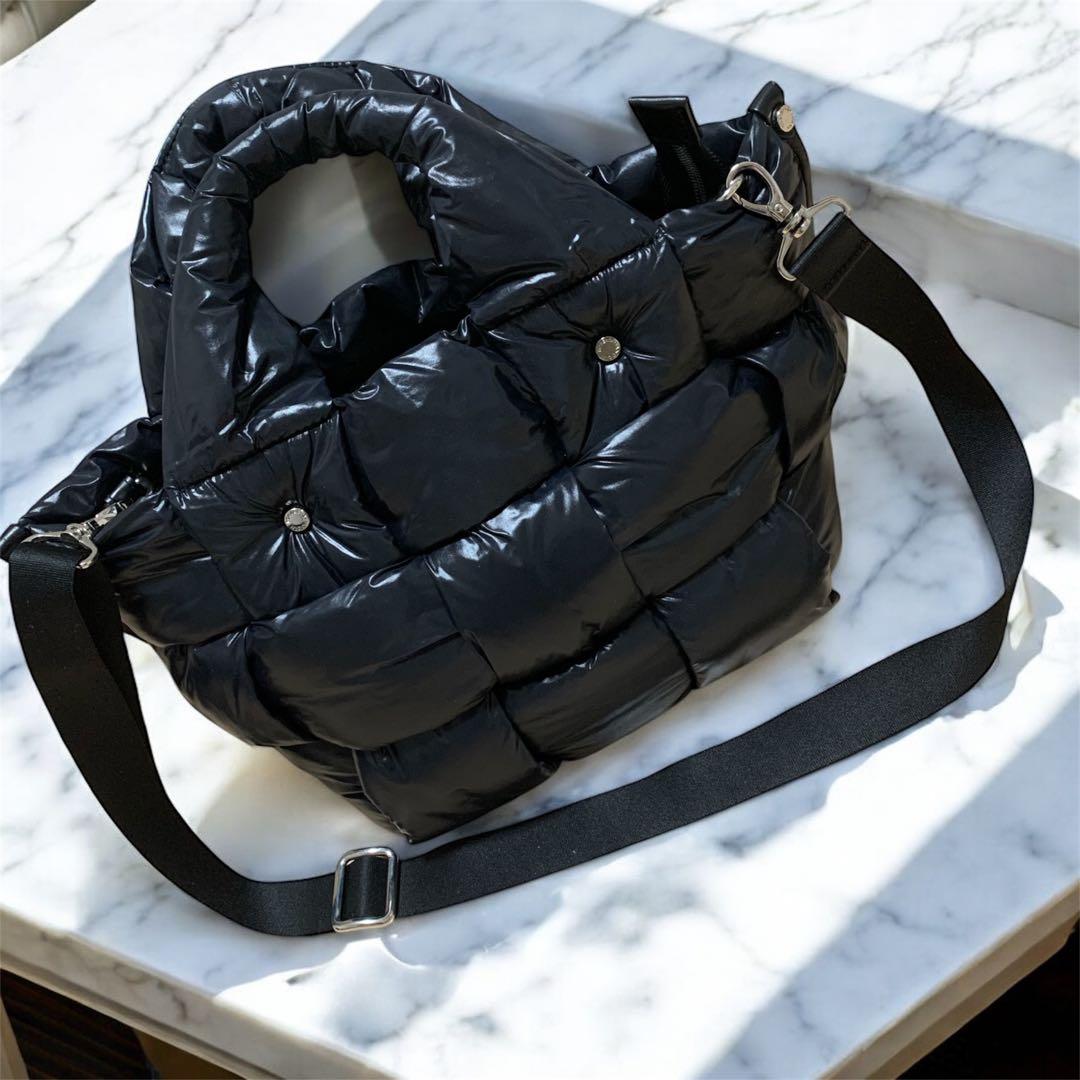 【美品】ロベルタガンドルフィ 2WAY ショルダー　バッグ ブラック