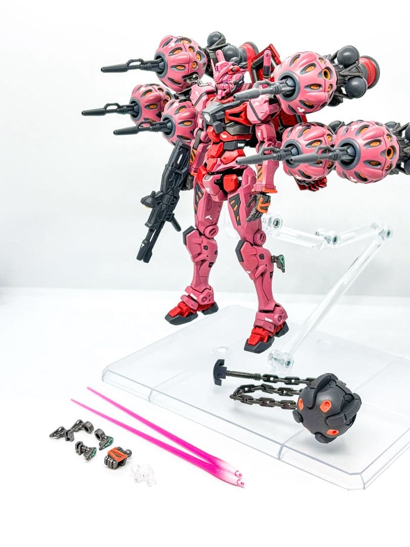 HG 赤いガンダム　(0079) 塗装完成品　ジークアクス　GQuuuuuuX