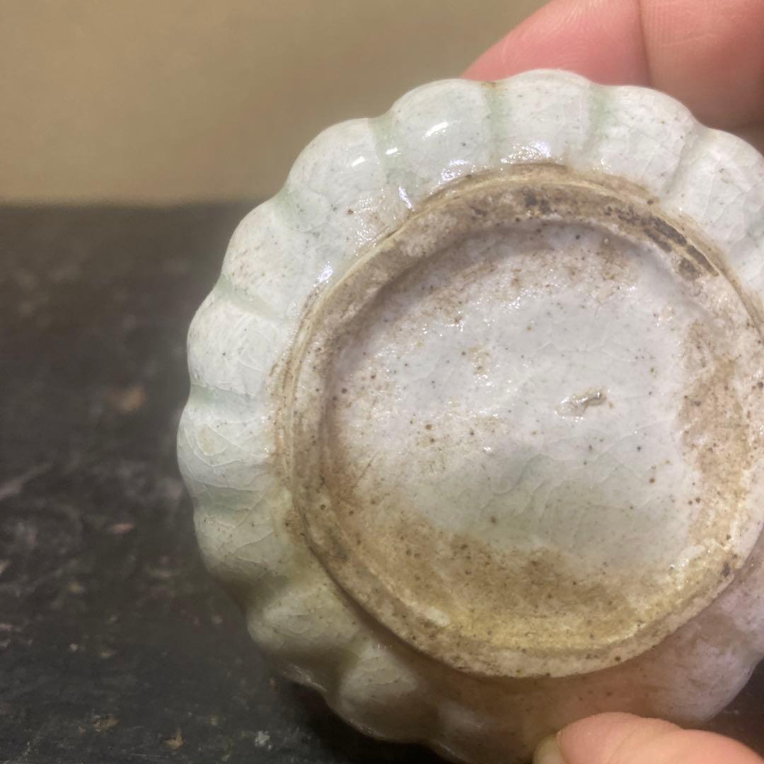 中国古玩具　白磁油壺7cm3.5cm