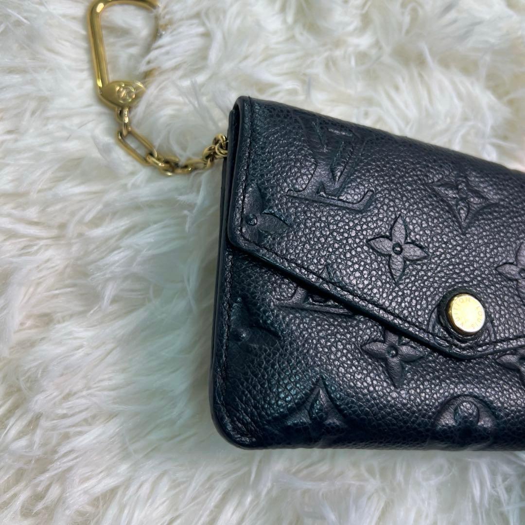 ルイヴィトン　ポシェットクレ　アンプラント　ブラック　ケース