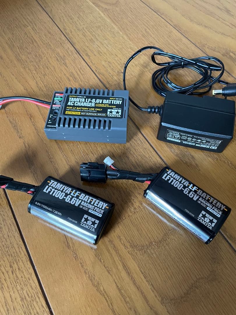 タミヤRC　デュアルライダー　サンワMX-6 プロポ　充電器　バッテリーセット