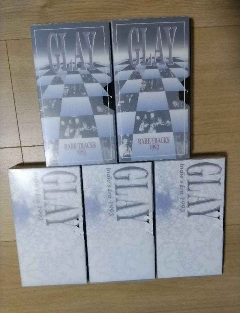 GLAY インディーズVHS&店頭用VHS