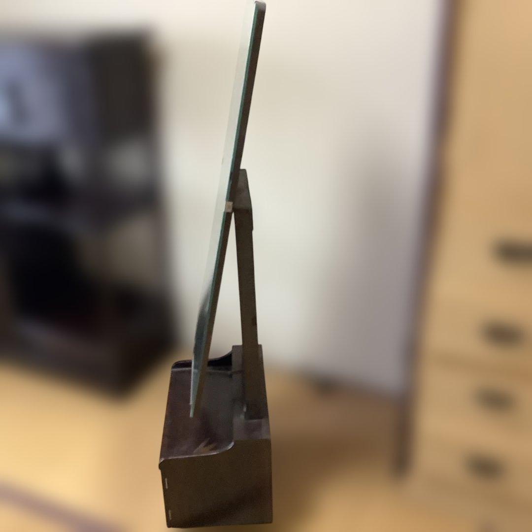 昭和レトロ　姿見　全身鏡　鏡台　鏡　ミラー　木製　和モダン　ドレッサー　引き出し