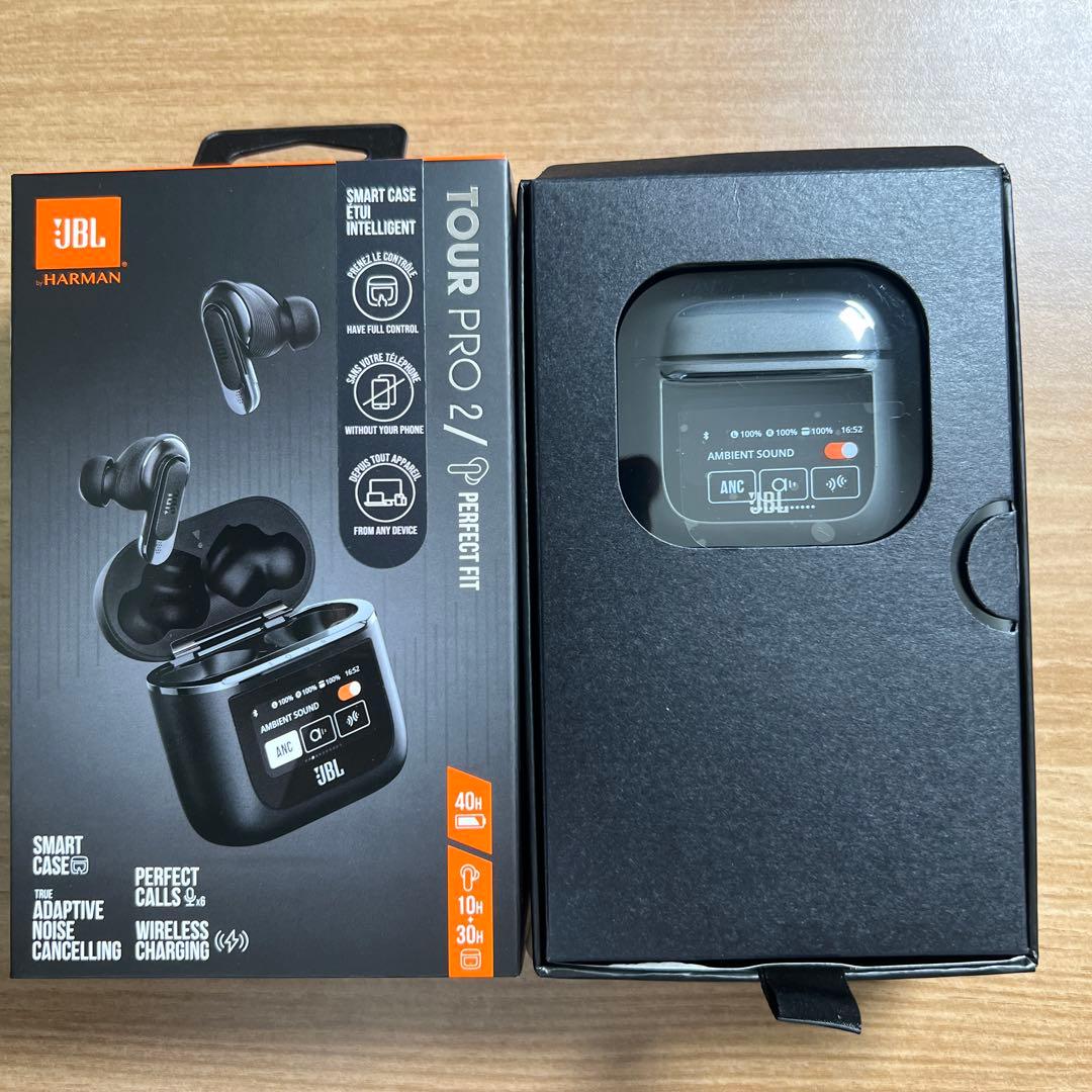 【たにけー】JBL Tour Pro 2 ブラック ワイヤレスイヤホン