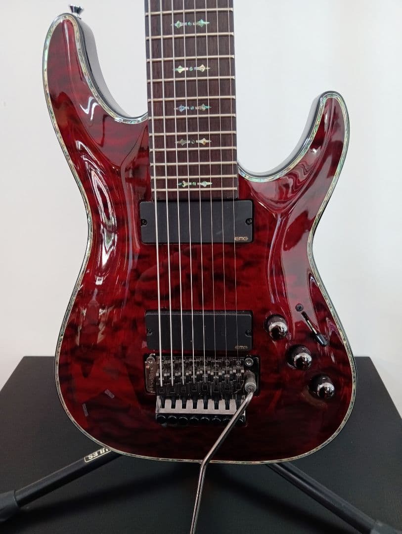 希少schecter diamondseries8弦ギター HELLRAISER