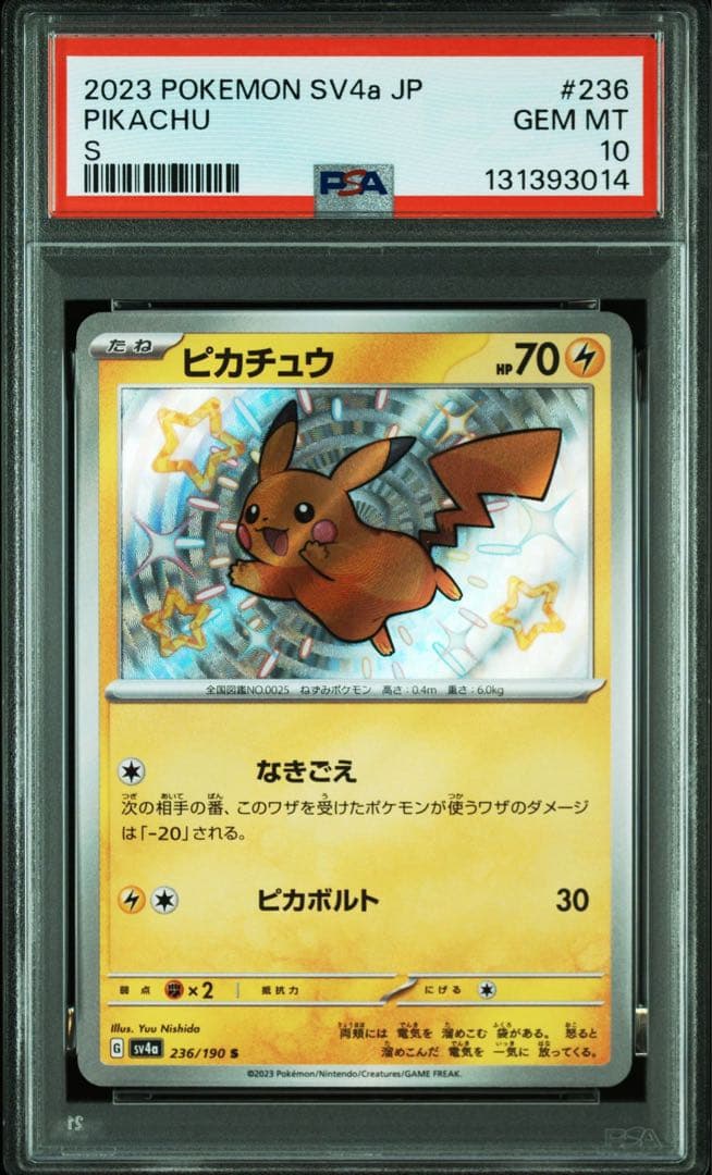 【PSA10】2連番 ピカチュウ S ライチュウ S 236 237/190