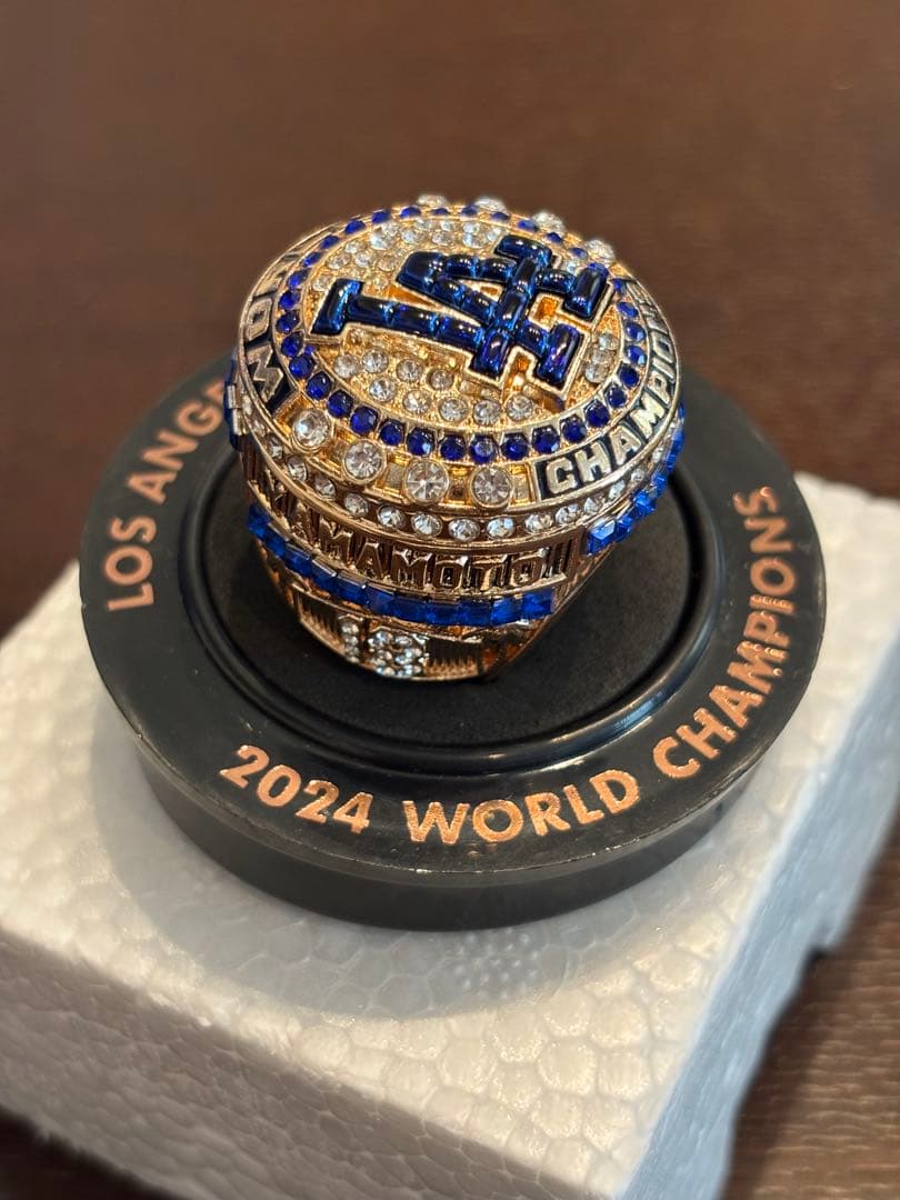 ロサンゼルス・ドジャース 2024 ワールドチャンピオンリング　18 山本由伸