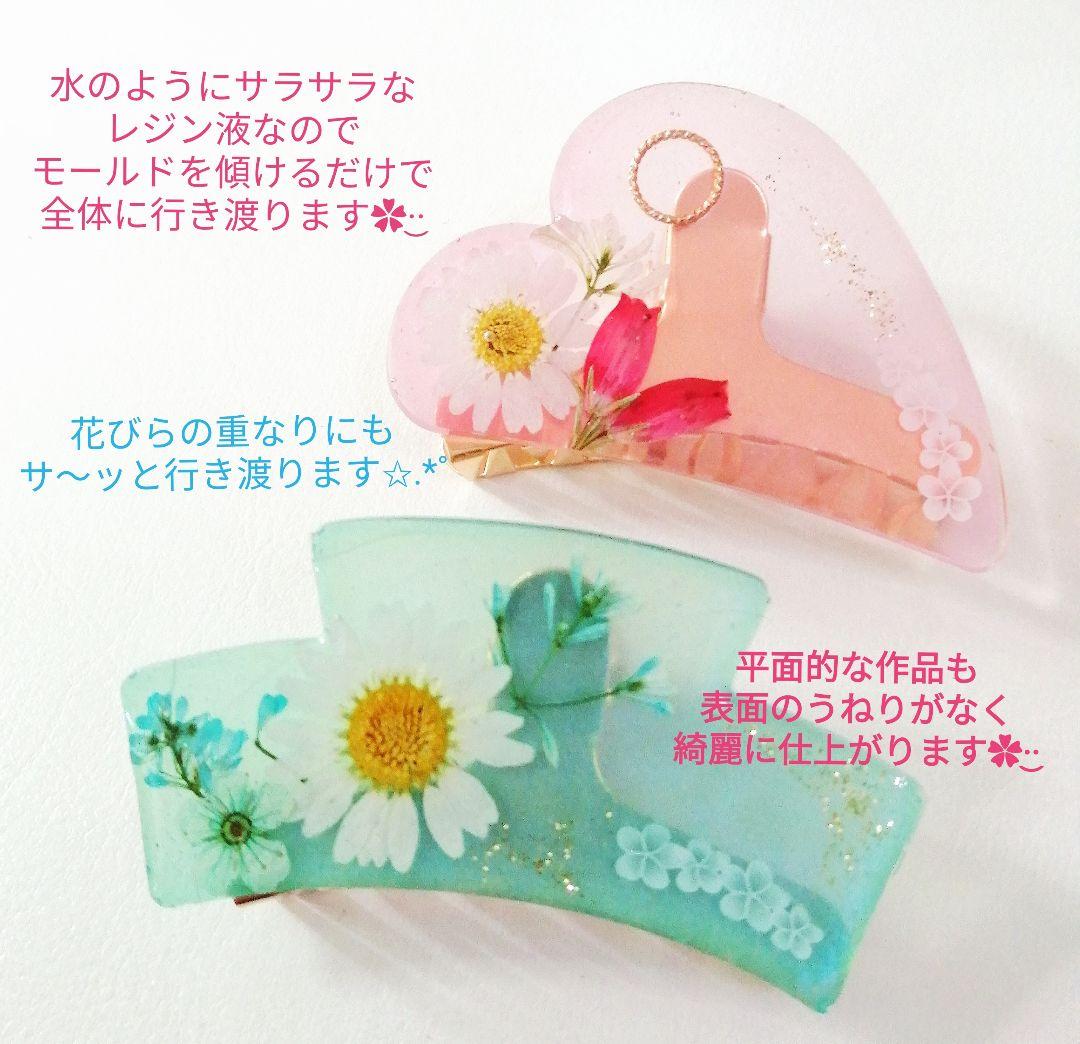 専用レジン液 ユキハナ6本、フルール4本、コーティング剤付き✩.*˚