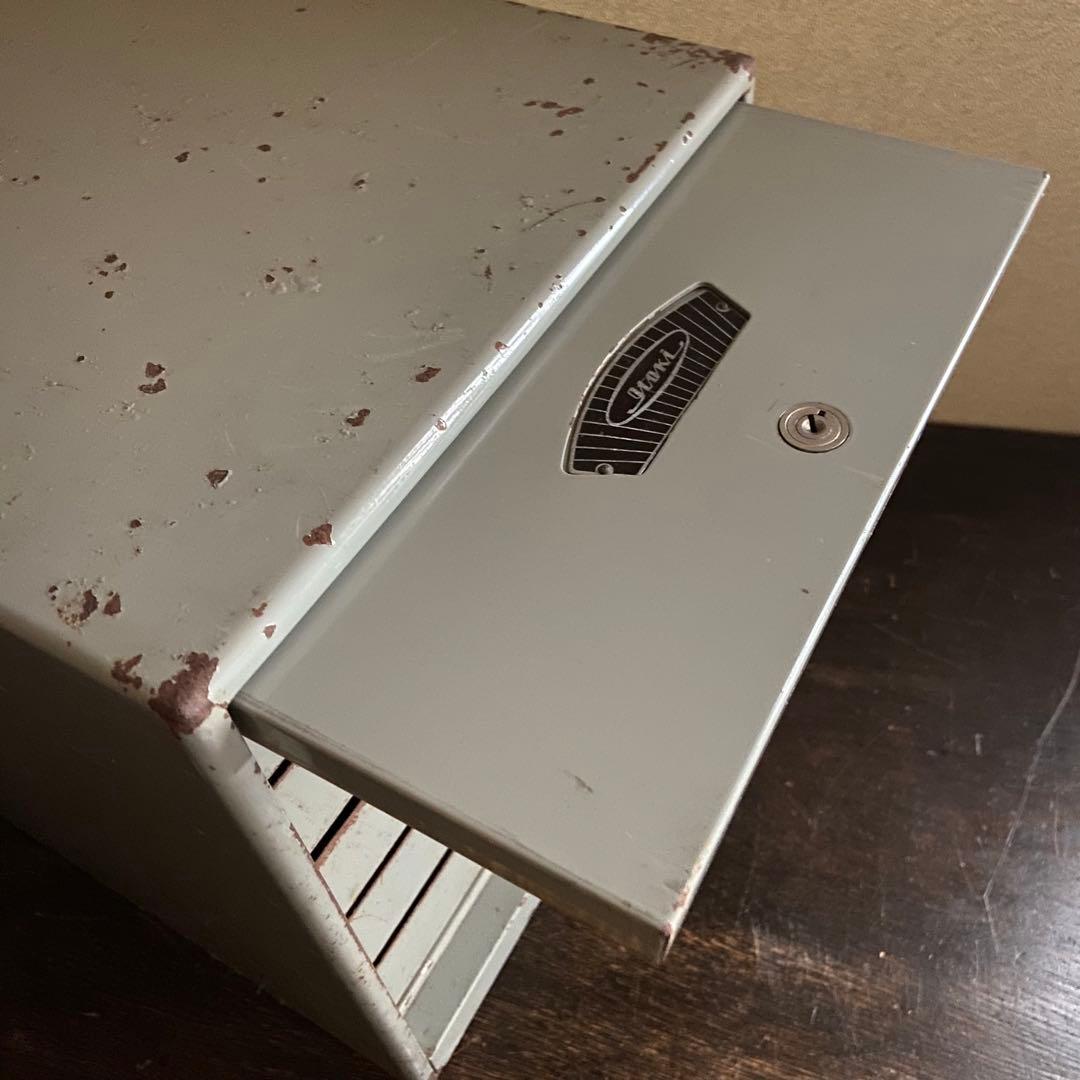 インダストリアル　スチールケース　書類ケース　ビンテージ