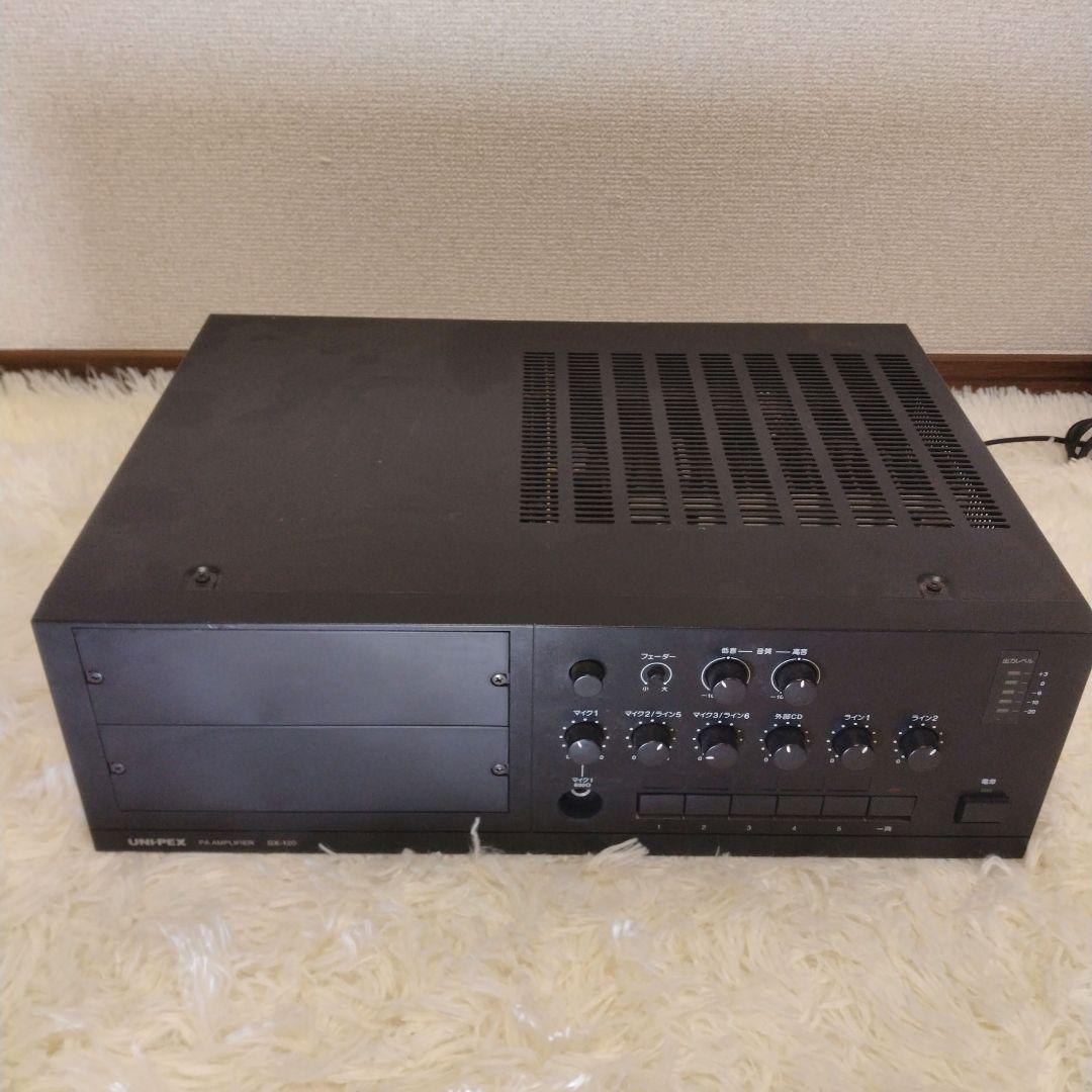 UNI-PEX　120W　卓上アンプ　PAアンプ　BX-120