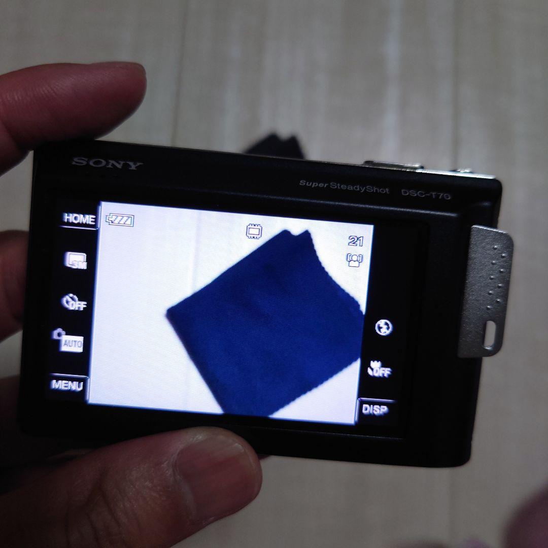 美品　SONY Cyber-shot DSC-T70 ブラック