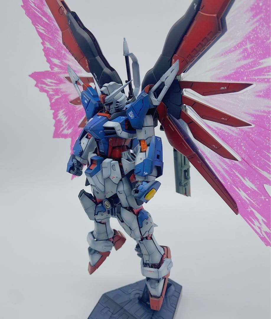 RGデスティニーガンダムSpecⅡ最終決戦イメージ 全塗装　“光の翼” セット
