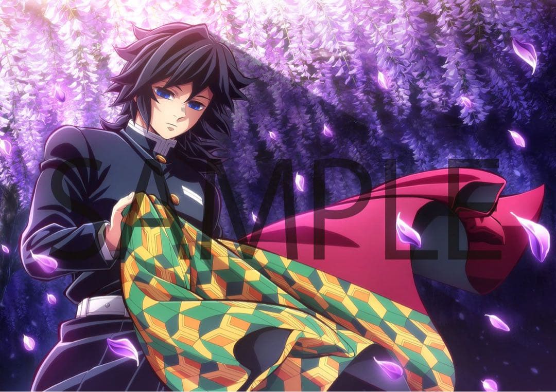 鬼滅の刃 柱稽古編／書き下ろしイラストA4キャラファイングラフ（冨岡義勇）