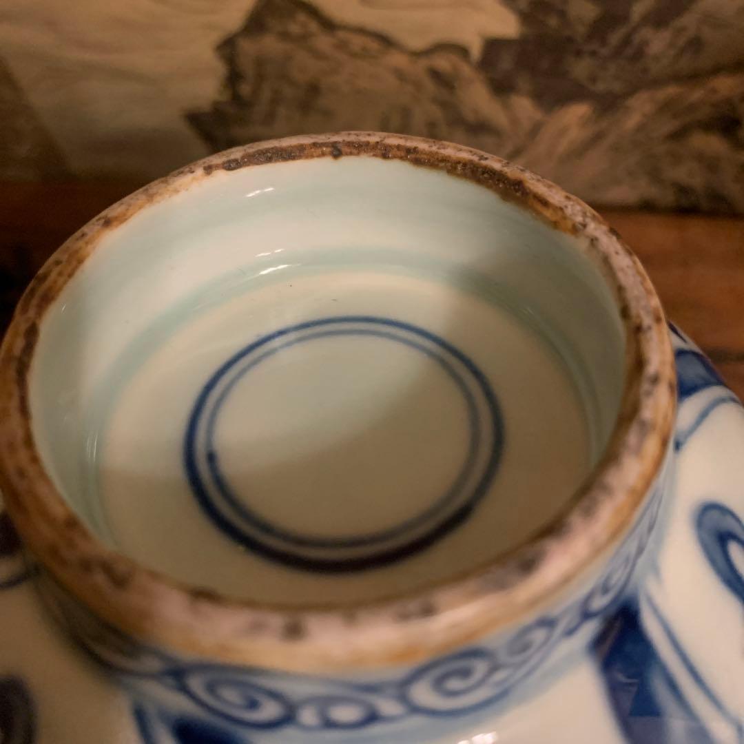 中国美術 古麒麟　清の時代康煕　椀　154
