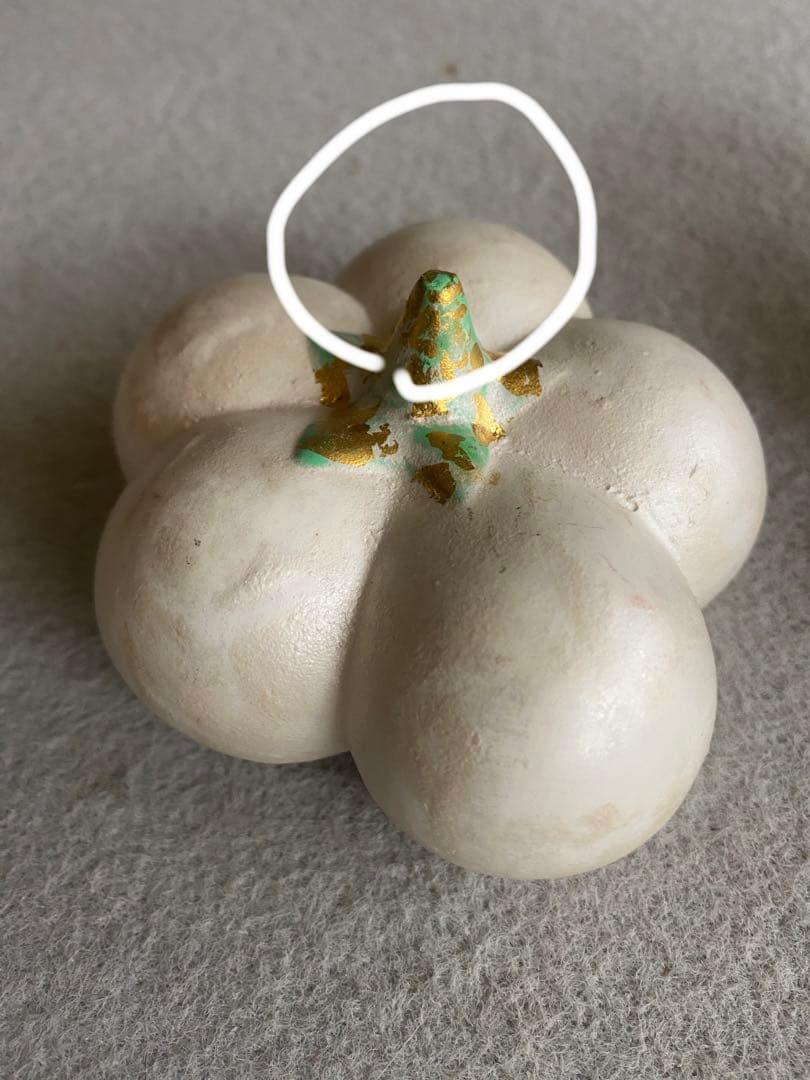 【京都・東哉製】梅華・紅白／梅の花・置物（修復品）