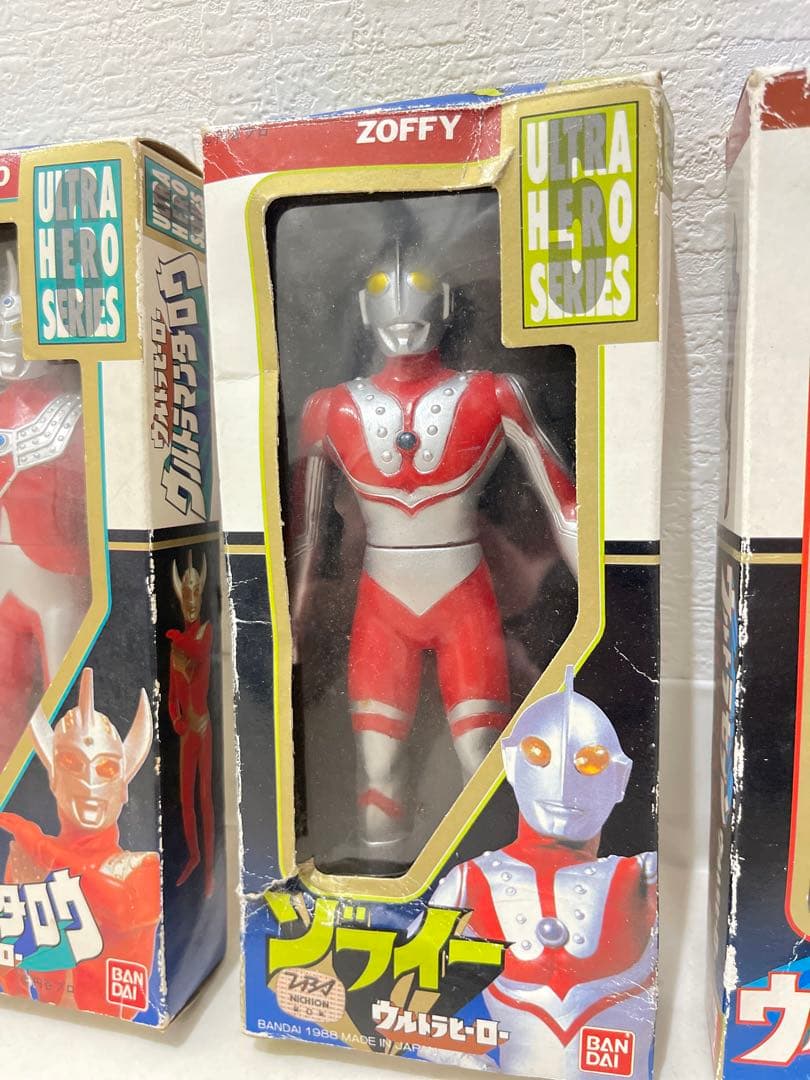 バンダイ ウルトラマン　ウルトラヒーローシリーズ2.5.6 1988年 日本製