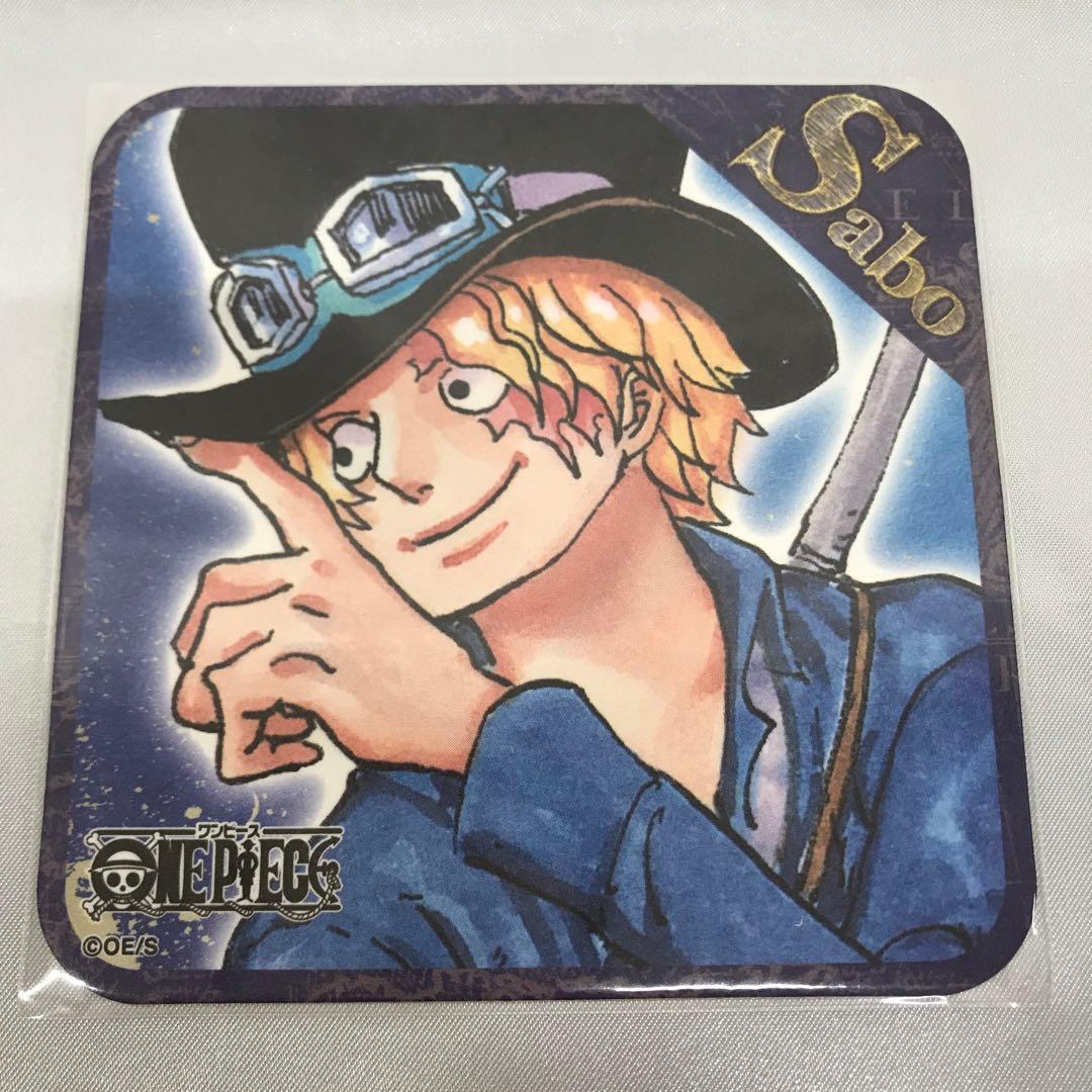 サボ(背景青) ワンピース アートコースター BOX購入特典 ジャンプフェスタ