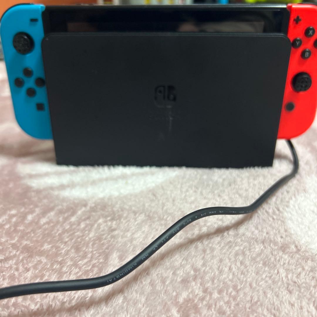 h*e様 Nintendo Switch 本体 青/赤