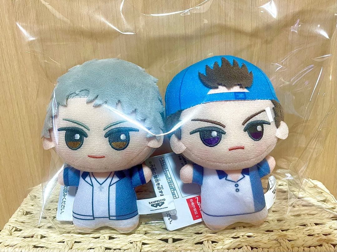 ☆美品☆テニプリ　新テニスの王子様　ちびぐるみ　氷帝セット　跡部景吾　忍足侑士