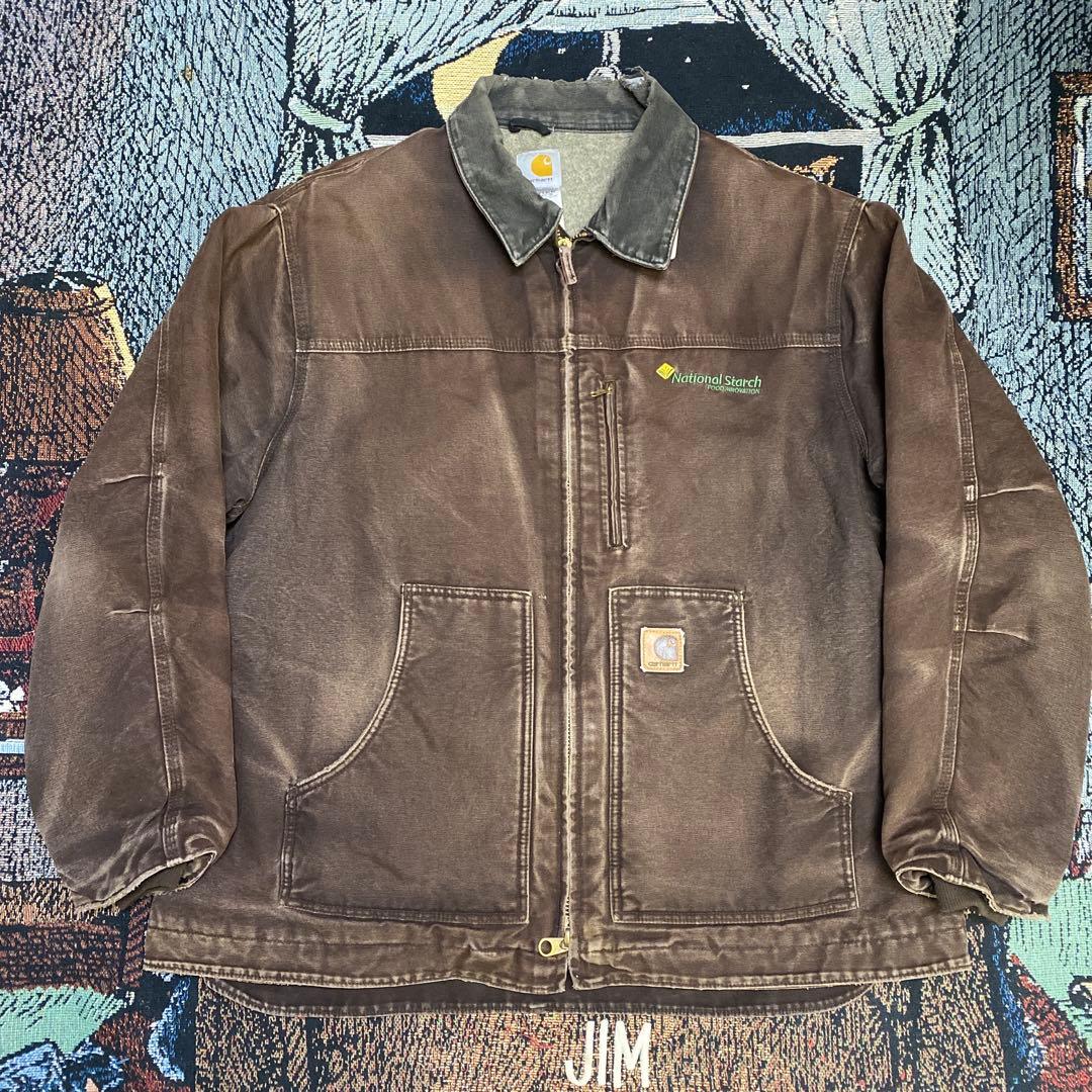 フェード 90s 00s Carhartt ダックジャケット ワーク デトロイト