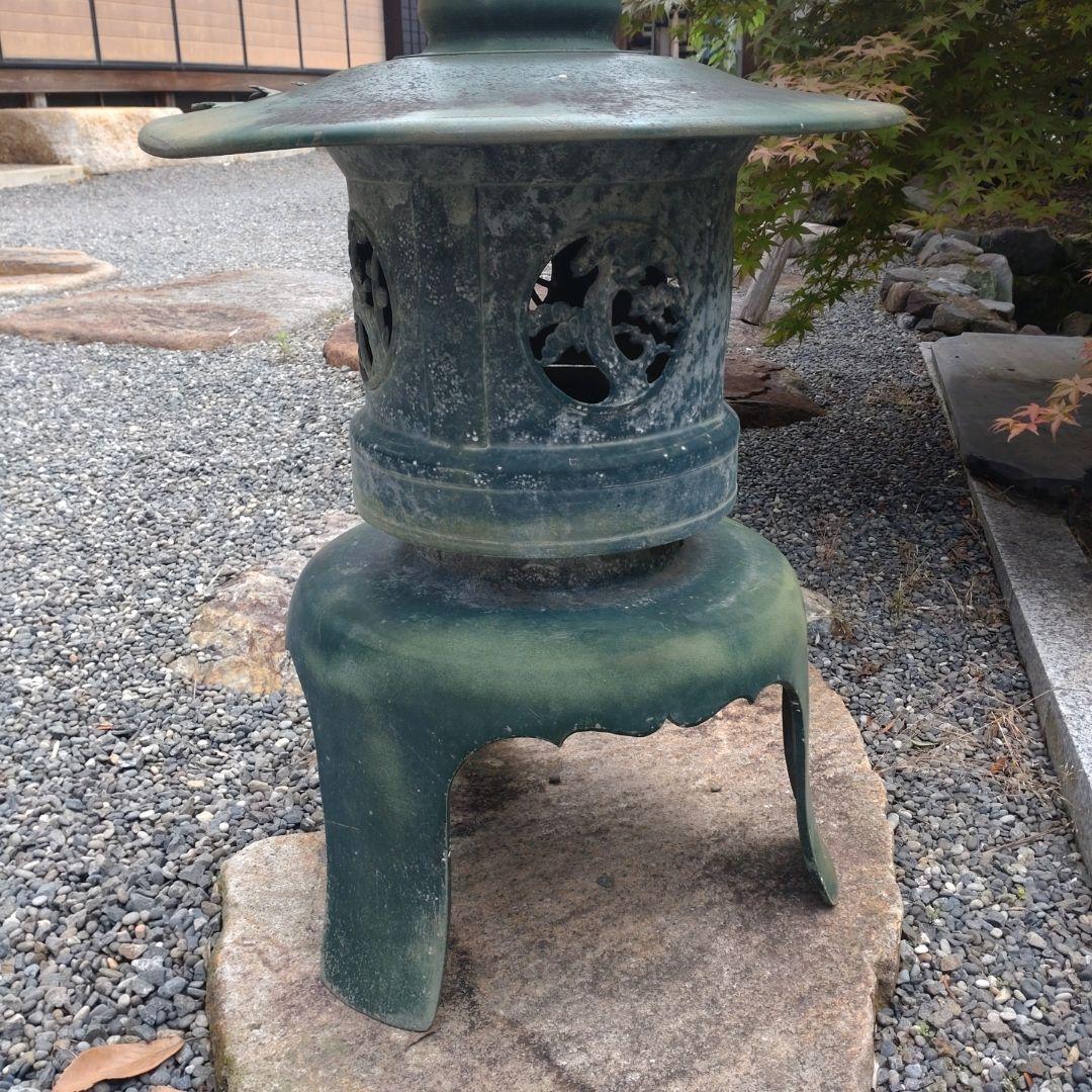 青銅雪見灯篭