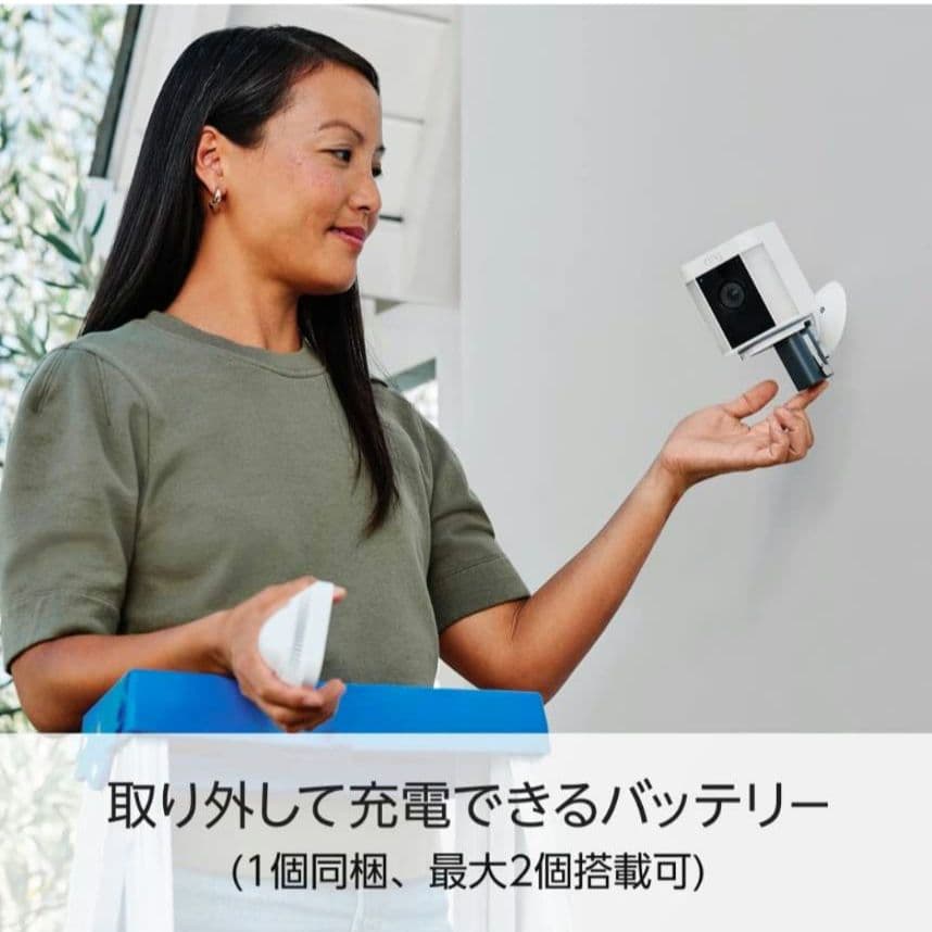 リング スポットライト 自動 センサー ライト サイレン 機能 搭載 モデル