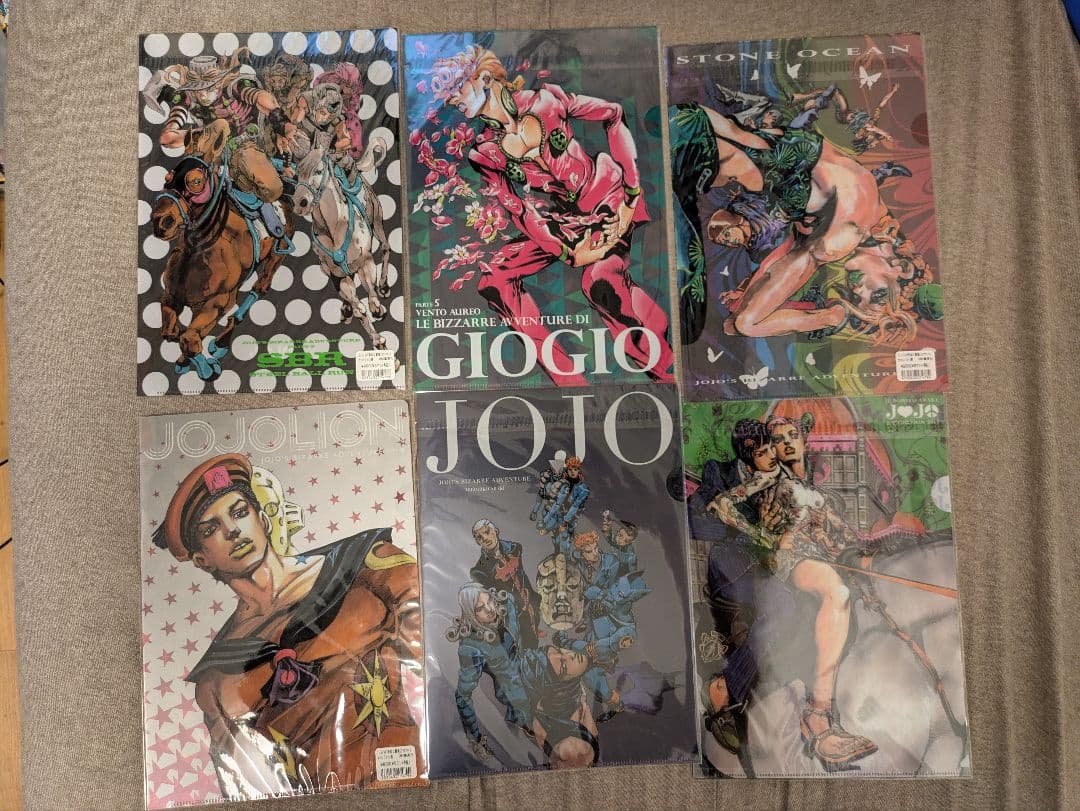 荒木飛呂彦 クリアファイル20枚 原画展2012/2017/エビス ジョジョ