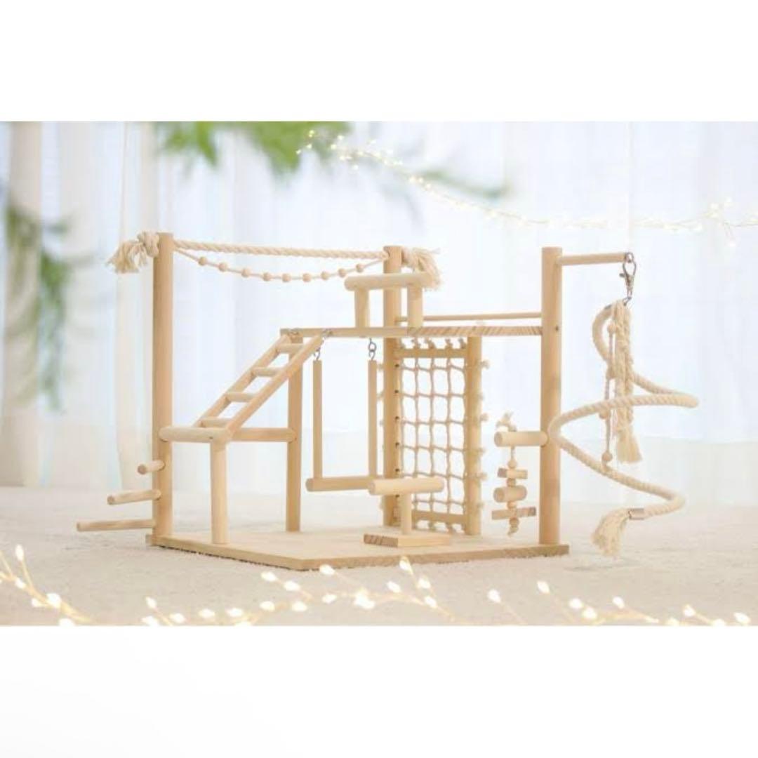 天然木のバードアスレチック