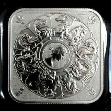 イギリス 2025 クイーンズビースト コンプリーター 純銀 1オンス