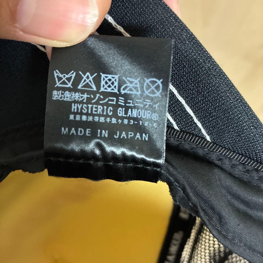 Hystericglamour speedster キャップ ホワイト/ブラック