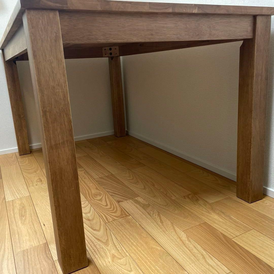 ダイニングテーブル　タイル　木製　テスタ　4人掛け