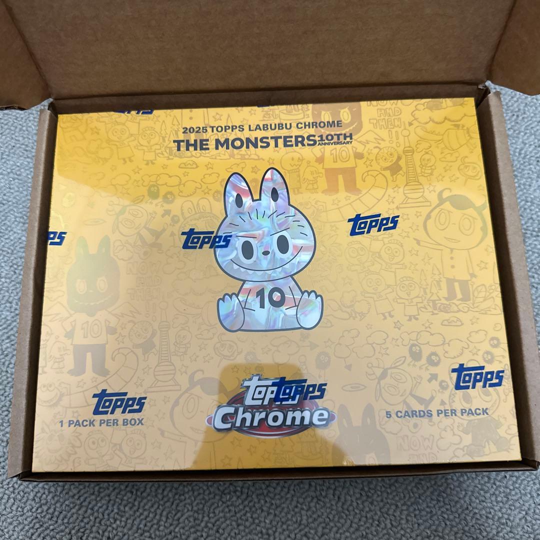 その他 2025 Topps Chrome Labubu 1box