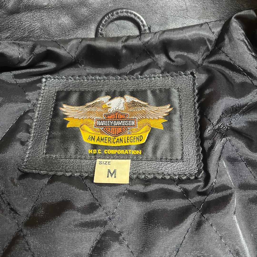 革*ー様 ハーレー革ジャン　ライダースジャケット M シングルライダーズＭ