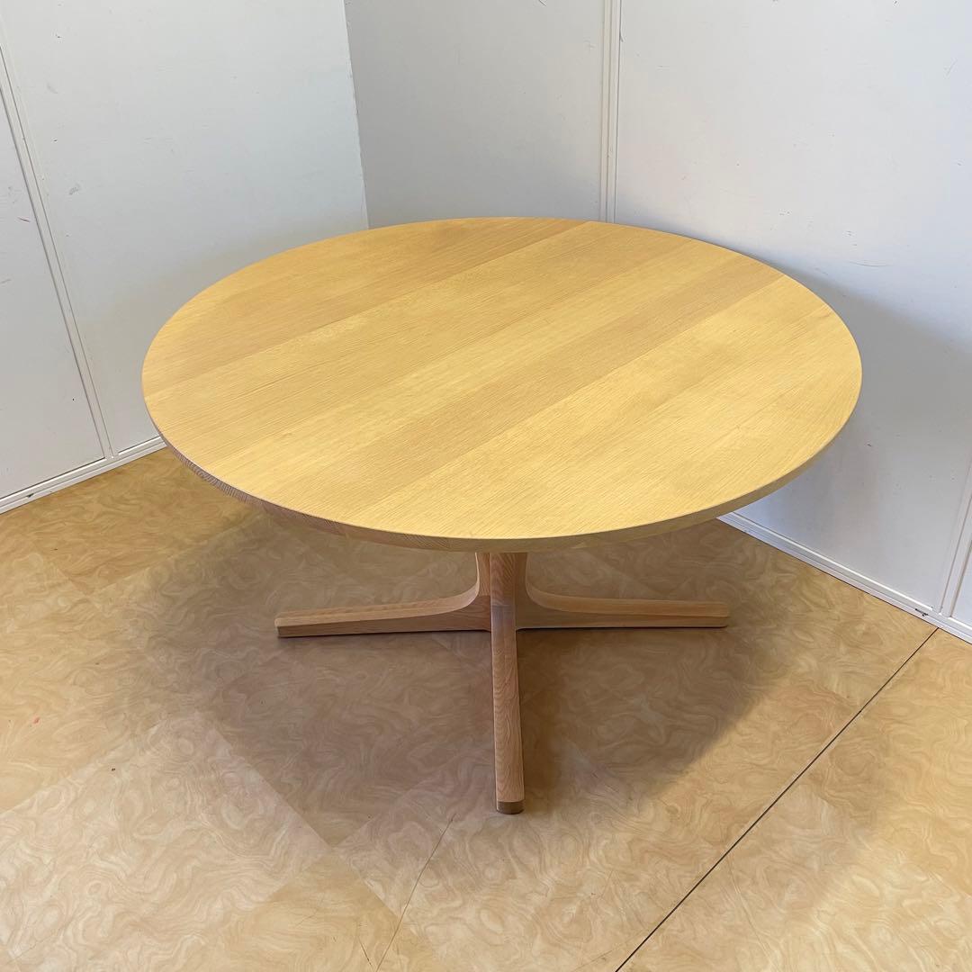 オニャンコポン カリモク 丸テーブル 幅120 ダイニングテーブル 円形