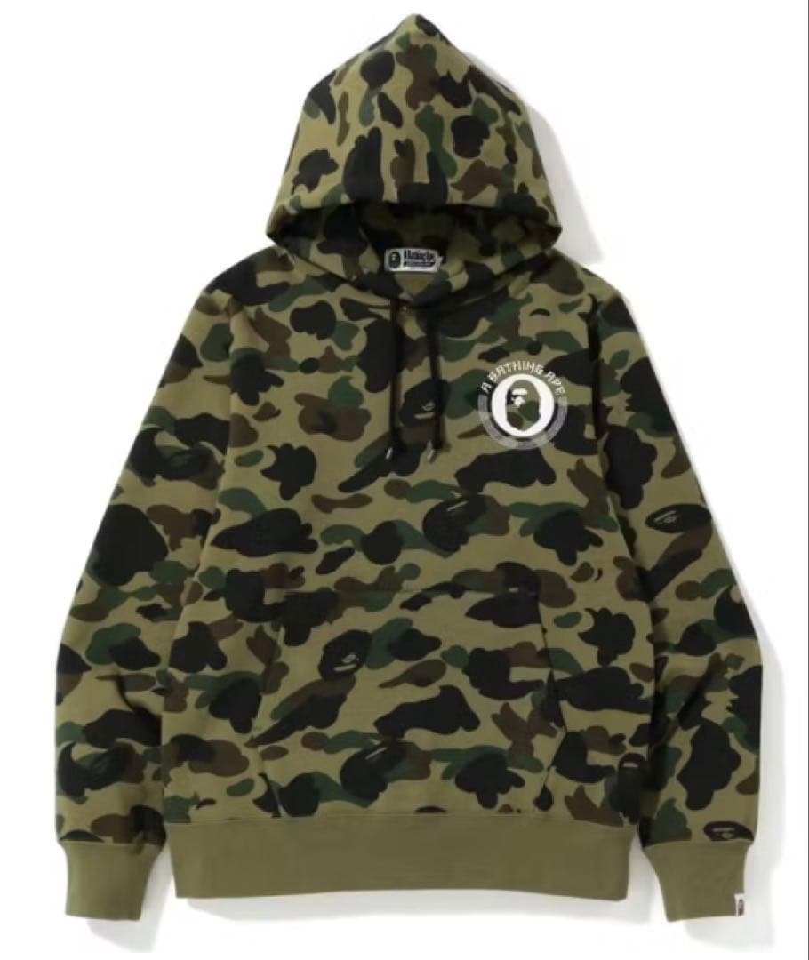 お値下げ中⭐︎アベイシングエイプ　パーカー　Green サイズS