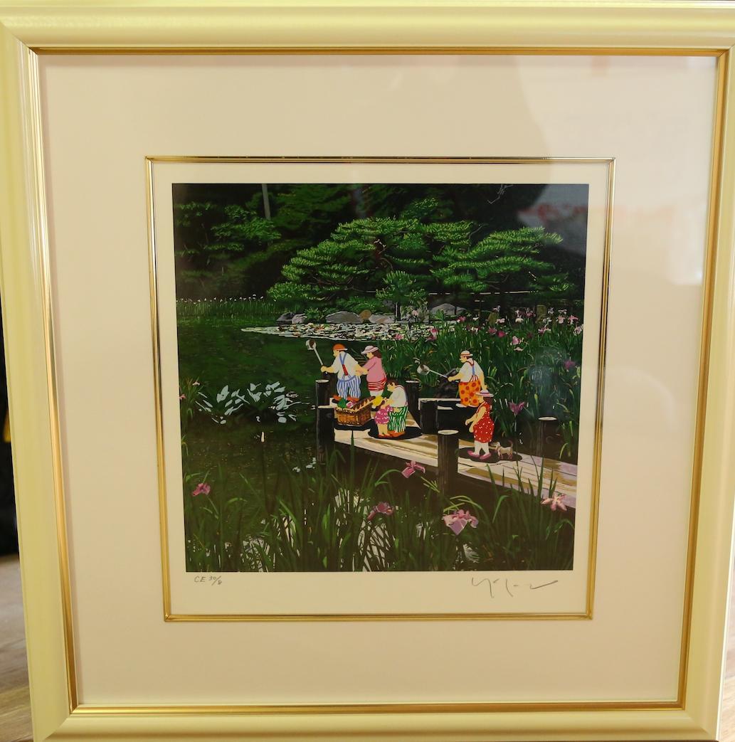 ヒロ・ヤマガタ 『日本のエッセンス 嵐山』 シルクスクリーン