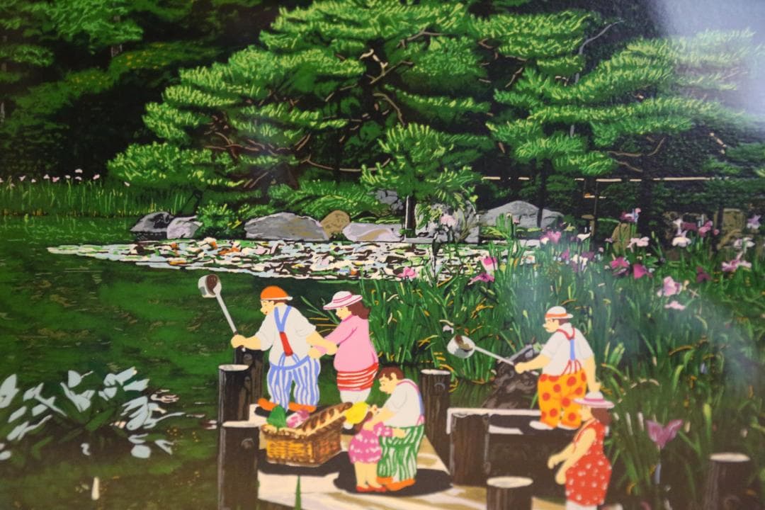 ヒロ・ヤマガタ 『日本のエッセンス 嵐山』 シルクスクリーン