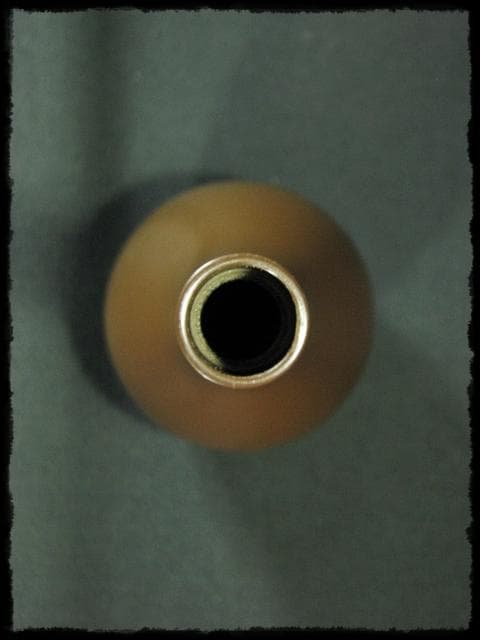 根来 茂昌 唐銅 鶴首 花入 釜師遠州流職方 師香取正彦 茶道具花器 f159