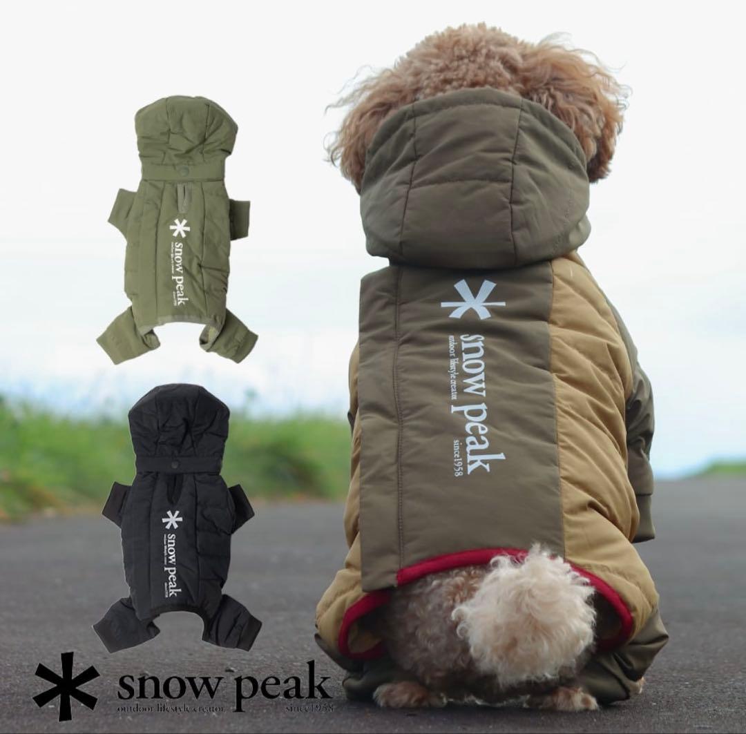 peak 犬用ダウンコート Sサイズ ブラック