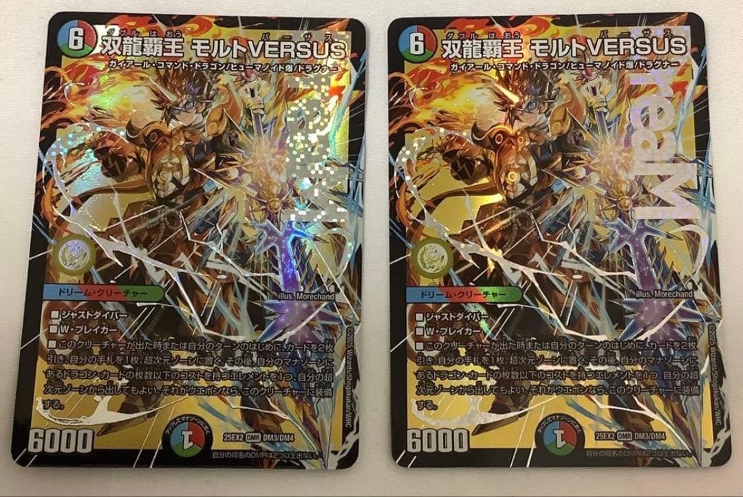 双龍覇王　モルトVERSUS (2枚セット) デュエルマスターズ