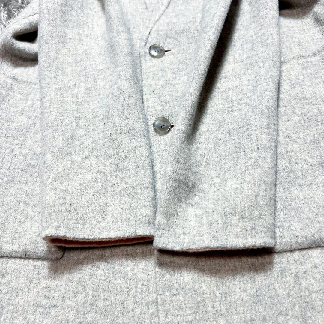 セオリー　現行　リバーシブル チェスターコート　グレー　ネイビー　S 美品