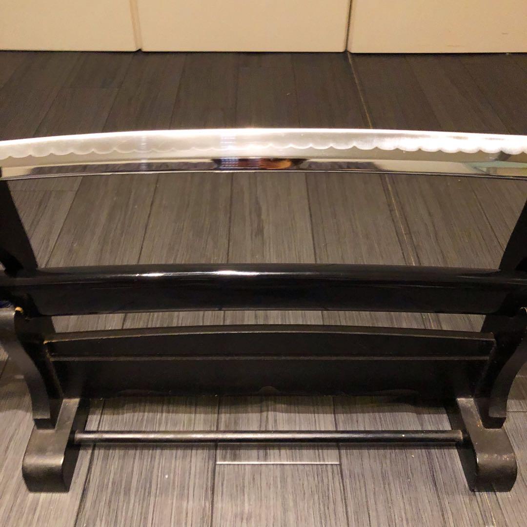 高級模造刀　高級居合刀　優波紋　亜合金刀身　名刀　居合刀　緑藍拵え