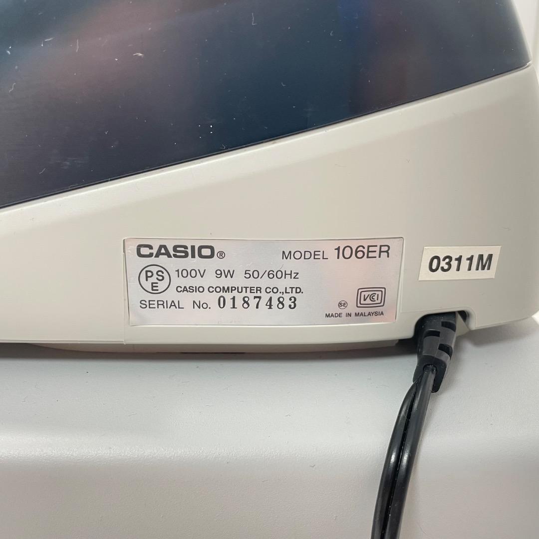 カシオ レジスター 106ER 簡単 便利 特殊 コンパクト 送料無料 匿名配送