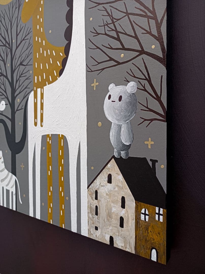 サ*ク様 ✿月野乃亜 原画 2024年／594×420mm 現代アート 2411